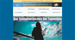 Desktop Screenshot of kartenlegen-hellsehen.ch